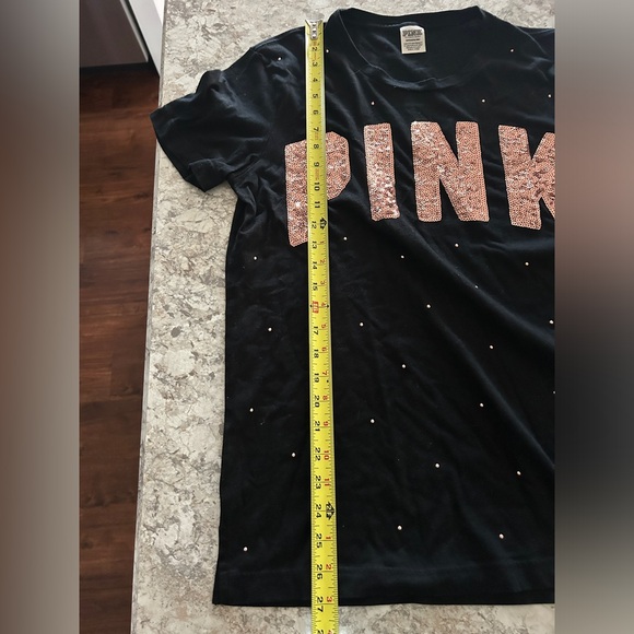 VS PINK Bling Short Sleeve shirt Small - Picture 9 of 10